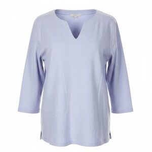 Orvis’ Notched Neck Tunic Top EUC